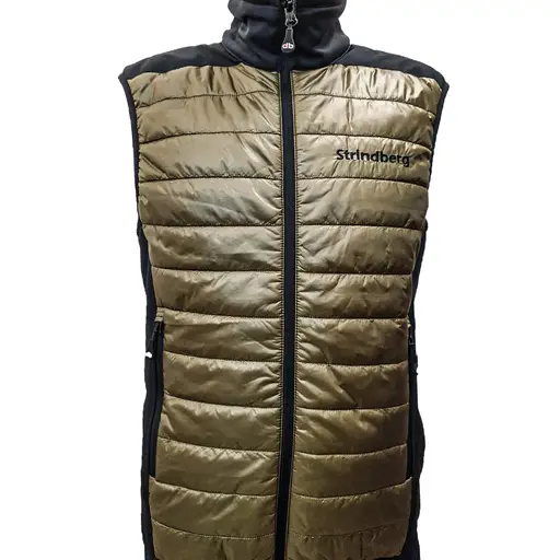 Vestă Puf STRINDBERG 2155 · Negru / Kaki