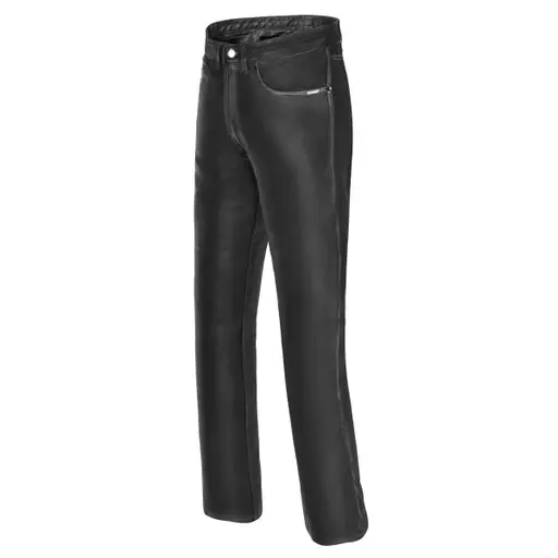 Pantaloni Moto din Piele SHOX CRUISER · Negru