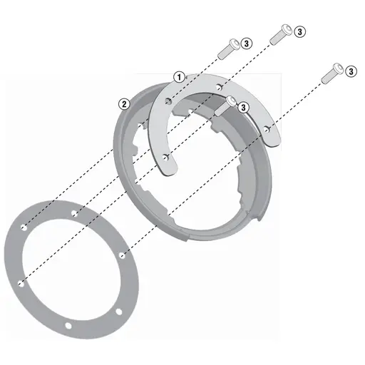 Suport Prindere Geantă pentru Rezervor Moto GIVI BF17