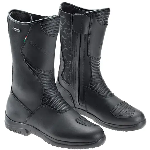 Cizme Moto Touring de Damă GoreTex GAERNE BLACK ROSE · Negru