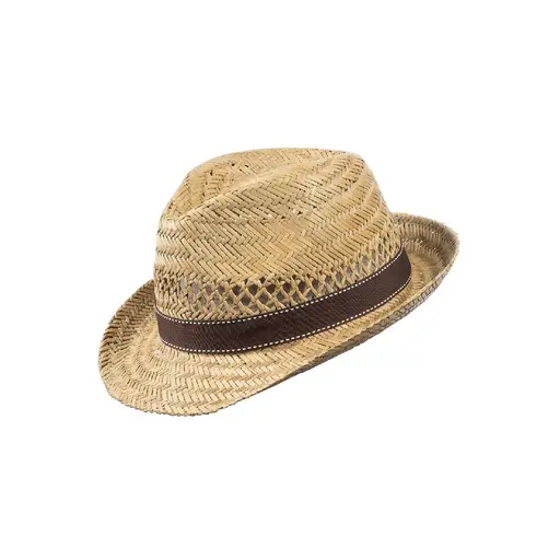 Pălărie Cowboy din Paie tip Panama WILD WEST Clark · Galben