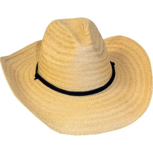 Pălărie Cowboy din Paie WILD WEST Cattleman · Galben