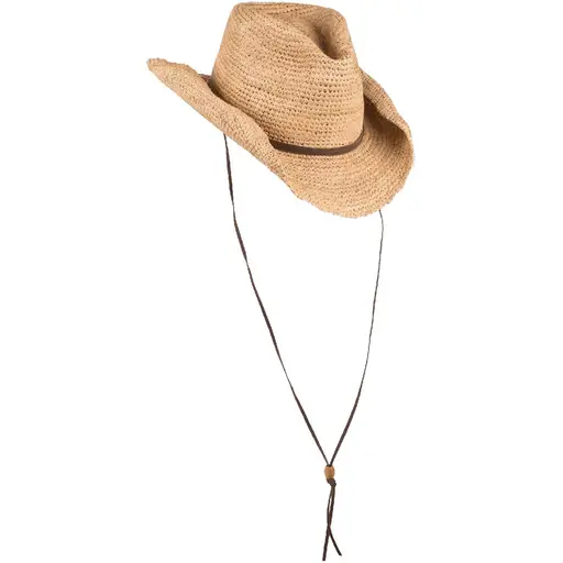 Pălărie Cowboy din Paie WILD WEST INDY · Bej