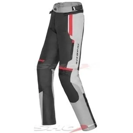 Pantaloni Moto din Textil SIXGEAR TRAIL · Gri / Negru