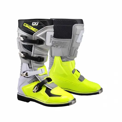 Cizme Enduro - Cross Copii GAERNE GX-J · Gri / Galben-Fluo