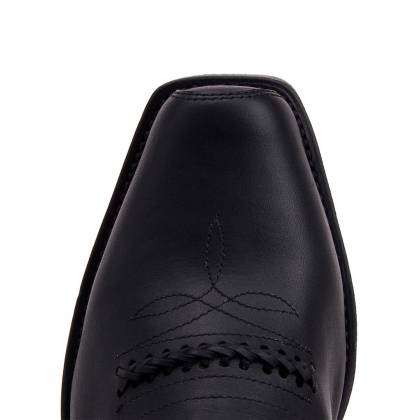 Botine Moto Chopper din Piele Naturală SENDRA BOOTS 6445 Seta Pull Oil Negro · Negru  - 4