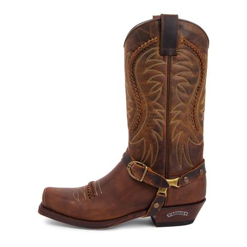 Cizme Cowboy Unisex 3434 Seta Mad Dog Tang · Maro 