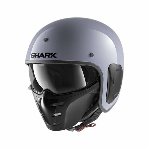 Cască Moto Open Face SHARK S-DRAK 2 BLANK · Gri 