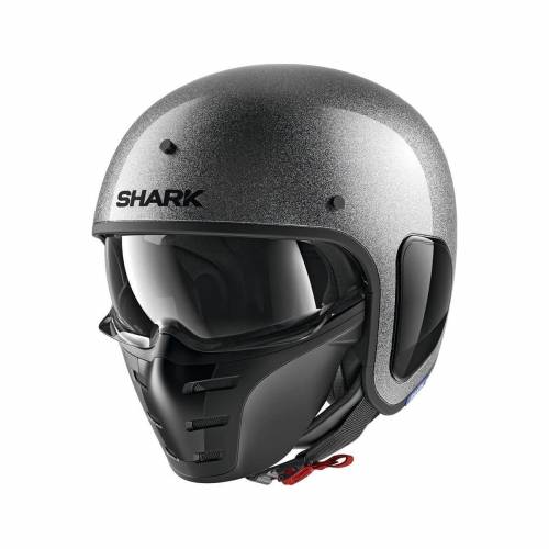 Cască Moto Open Face SHARK S-DRAK 2 GLITTER · Argintiu 