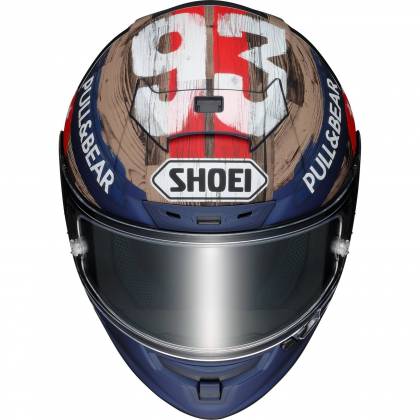 Cască Moto Integrală SHOEI X-SPIRIT III MARQUEZ AMERICA TC-2 LTD · Alb / Albastru / Roșu / Maro  - 4