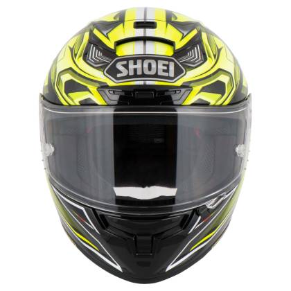 Cască Moto Integrală SHOEI X-SPIRIT III AERODYNE TC-3 · Negru / Verde Fluo / Roșu  - 5