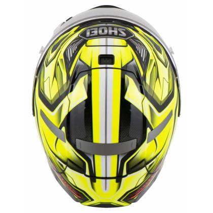 Cască Moto Integrală SHOEI X-SPIRIT III AERODYNE TC-3 · Negru / Verde Fluo / Roșu  - 6