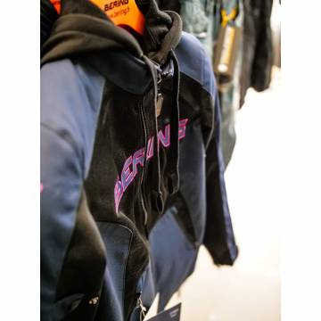 Geacă Moto Damă de Vară BERING LADY SPIRIT · Negru / Albastru  - 12