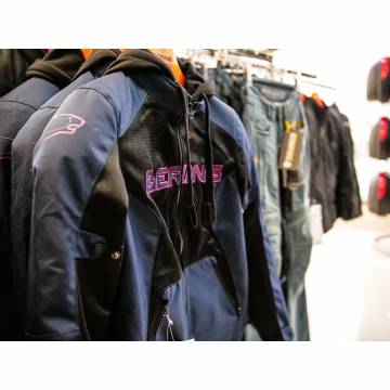 Geacă Moto Damă de Vară BERING LADY SPIRIT · Negru / Albastru  - 10