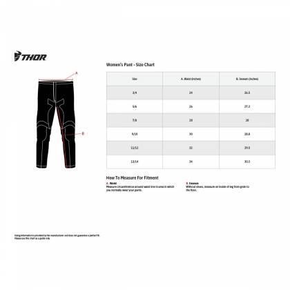 Pantaloni Enduro Damă THOR SECTOR LINK S20W · Roz / Negru / Alb  - 2