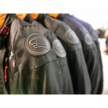 Geacă Moto din Textil BERING DARKO · Negru / Roșu  - 9