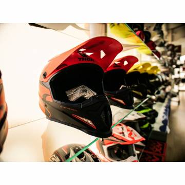 Cască Enduro - Cross THOR SECTOR RACER · Portocaliu / Albastru / Galben  - 4