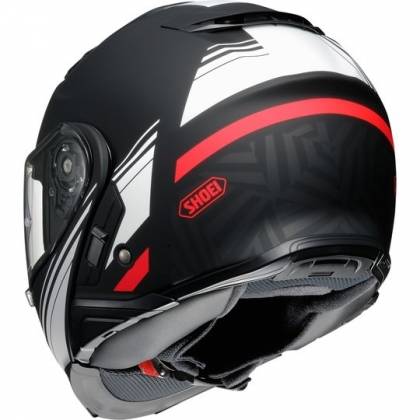 Cască Moto Flip-Up SHOEI NEOTEC-II SEPARATOR TC-5 · Negru / Alb / Roșu  - 10