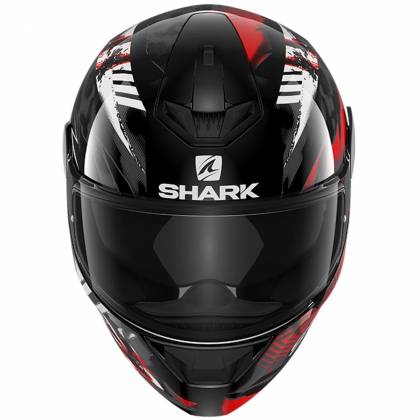 Cască Moto Integrală SHARK D-SKWAL 2 PENXA · Negru / Alb / Roșu  - 1