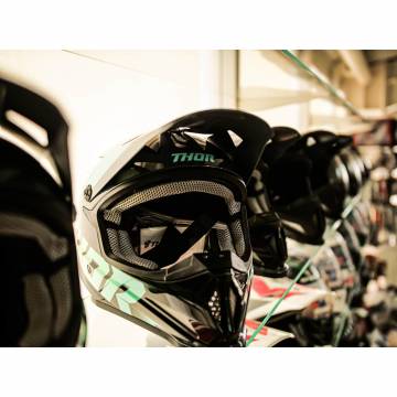 Cască Enduro - Cross THOR SECTOR FADER · Verde Fluo / Negru  - 5