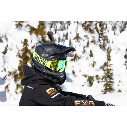 Cască Enduro - Cross - Snowmobil FXR RACING BLADE 2.0 FORCE · Negru / Verde-Fluo  - 10