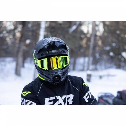 Cască Enduro - Cross - Snowmobil FXR RACING BLADE 2.0 FORCE · Portocaliu-Fluo / Verde-Fluo / Negru  - 5