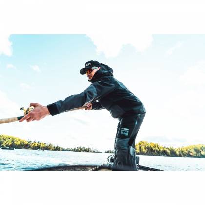 Șapcă Baseball - FXR CAST PRO FISH · Negru / Portocaliu-Fluo  - 5