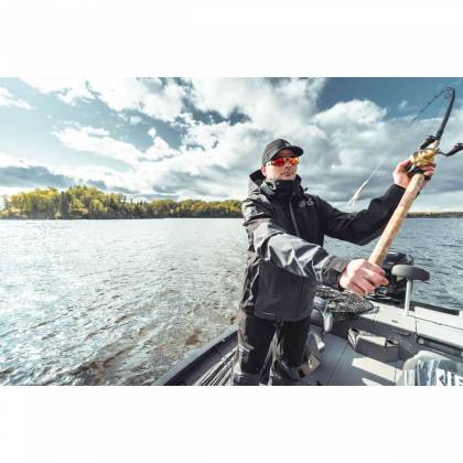 Șapcă Baseball - FXR CAST PRO FISH · Negru / Portocaliu-Fluo  - 4