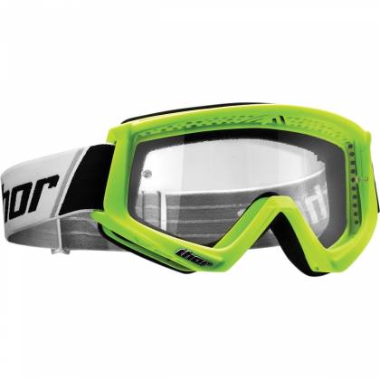 Ochelari Enduro - Cross Copii THOR COMBAT ·  Verde-Fluo / Negru  - 0