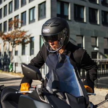 Casca Moto Open Face SHOEI J-CRUISE II AGLERO TC-1 · Roșu / Negru / Gri  - 7