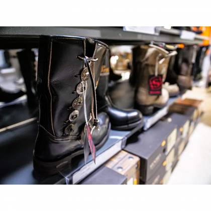 Cizme Moto Chopper din Piele Naturală SENDRA BOOTS 3580 Huricane Manila  · Negru  - 4