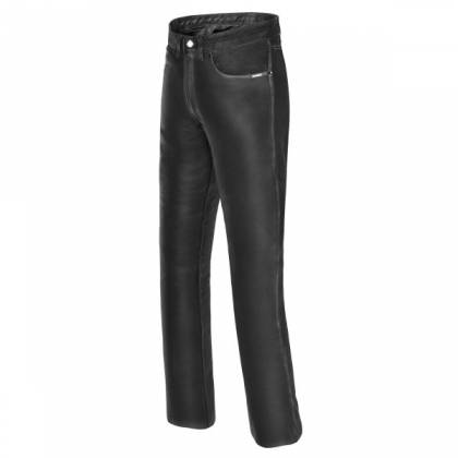 Pantaloni Moto din Piele SHOX CRUISER · Negru  - 0