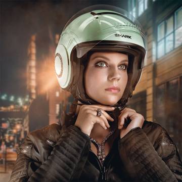 Cască Moto Open Face SHARK NANO CRYSTAL · Roz  - 5