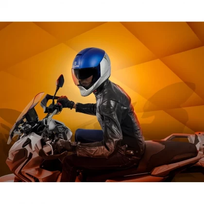 Cască Moto Flip Up SHARK EVOJET BLANK · Alb  - 4