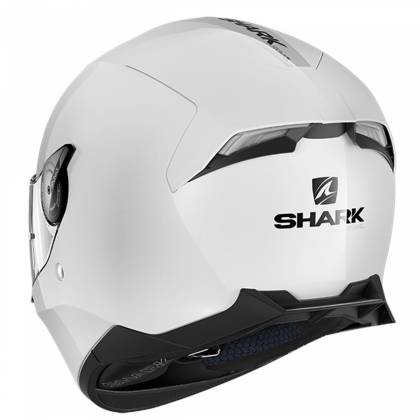 Cască Moto Integrală SHARK SKWAL 2 BLANK cu Sistem Led · Alb  - 2