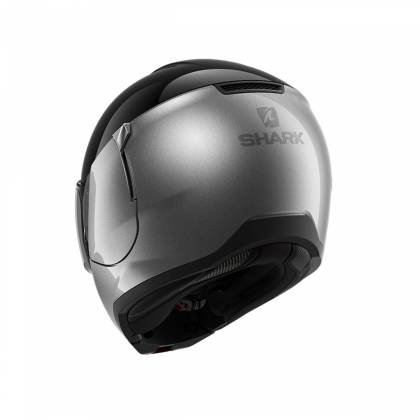 Cască Moto Flip Up SHARK EVOJET DUAL BLANK · Negru / Gri  - 5