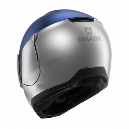 Cască Moto Flip Up SHARK EVOJET DUAL BLANK · Gri / Albastru Mat  - 8