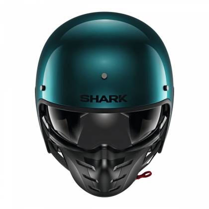 Cască Moto Open Face SHARK S-DRAK 2 BLANK · Verde  - 1