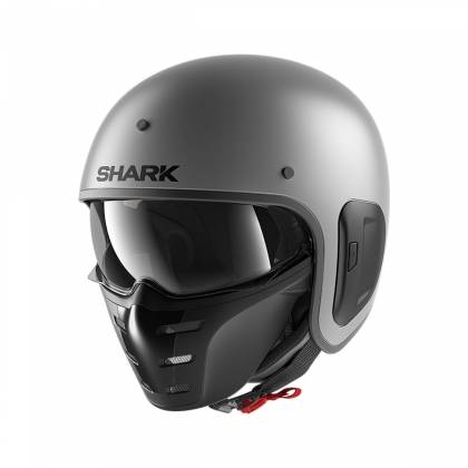 Cască Moto Open Face SHARK S-DRAK 2 BLANK · Gri Mat  - 0