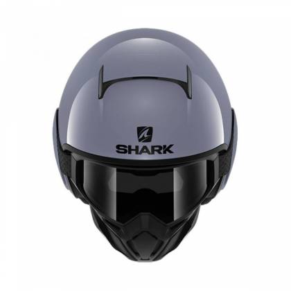 Cască Moto Open Face SHARK STREET DRAK BLANK · Gri  - 1