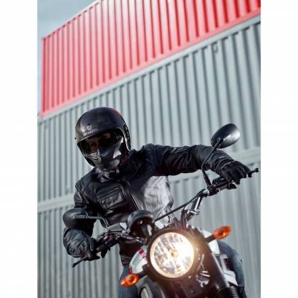 Cască Moto Open Face SHARK S-DRAK 2 CARBON DAGON · Negru / Portocaliu  - 4