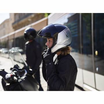 Cască Moto Open-Face SHARK CITYCRUISER DUAL BLANK · Negru / Gri  - 5