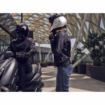 Cască Moto Open-Face SHARK CITYCRUISER DUAL BLANK · Negru / Argintiu  - 10