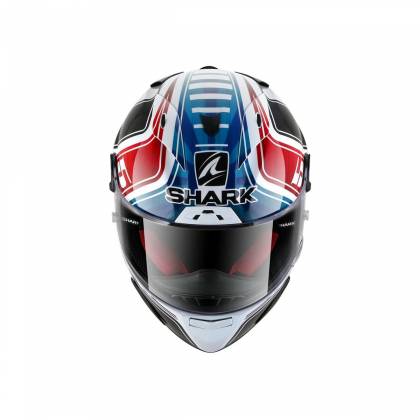 Cască Moto Integrală SHARK RACE-R PRO REPLICA ZARCO GP FRANCE · Alb / Albastru / Roșu  - 1