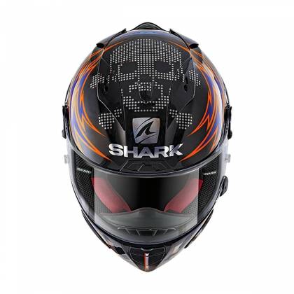 Cască Moto Integrală SHARK RACE-R PRO REPLICA LORENZO CATALUNYA GP 2019 · Negru / Albastru / Roșu  - 1