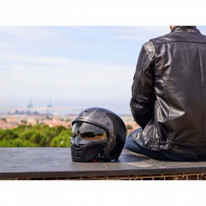 Cască Moto Open Face SHARK S-DRAK 2 TRIPP IN · Negru / Portocaliu  - 8