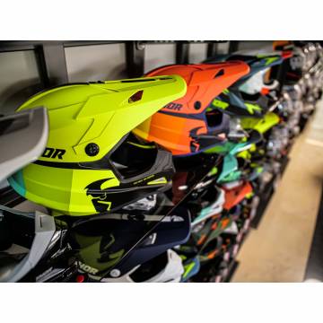 Cască Enduro - Cross THOR SECTOR RACER ·  Galben Fluo / Verde Fluo / Negru Mat  - 4