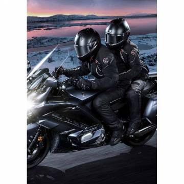 Geacă Moto din Textil BERING OURAL · Negru / Roșu  - 14