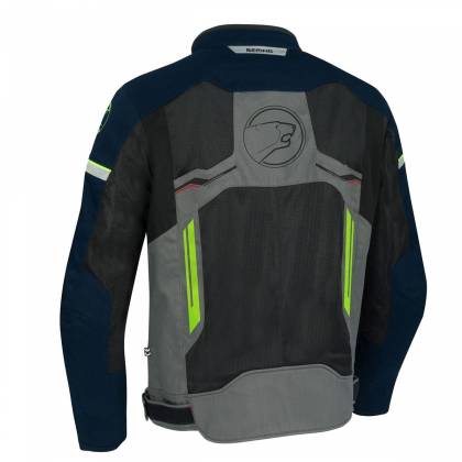 Geacă Moto de Vară din Textil BERING BAMAKO · Negru / Albastru / Gri  - 10