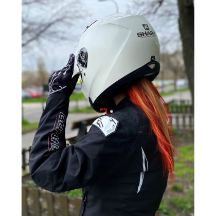 Geacă Moto Damă din Textil BERING LADY EVE-R · Negru / Roșu  - 4